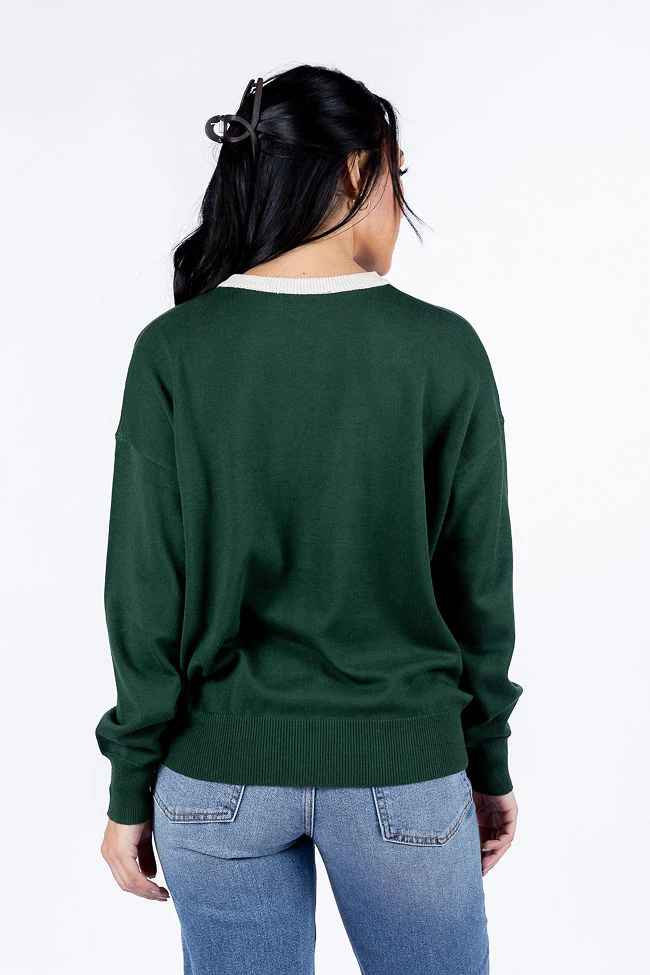 Malibu Golf Club Green Lightweight Sweater FINAL SALE - Terpint