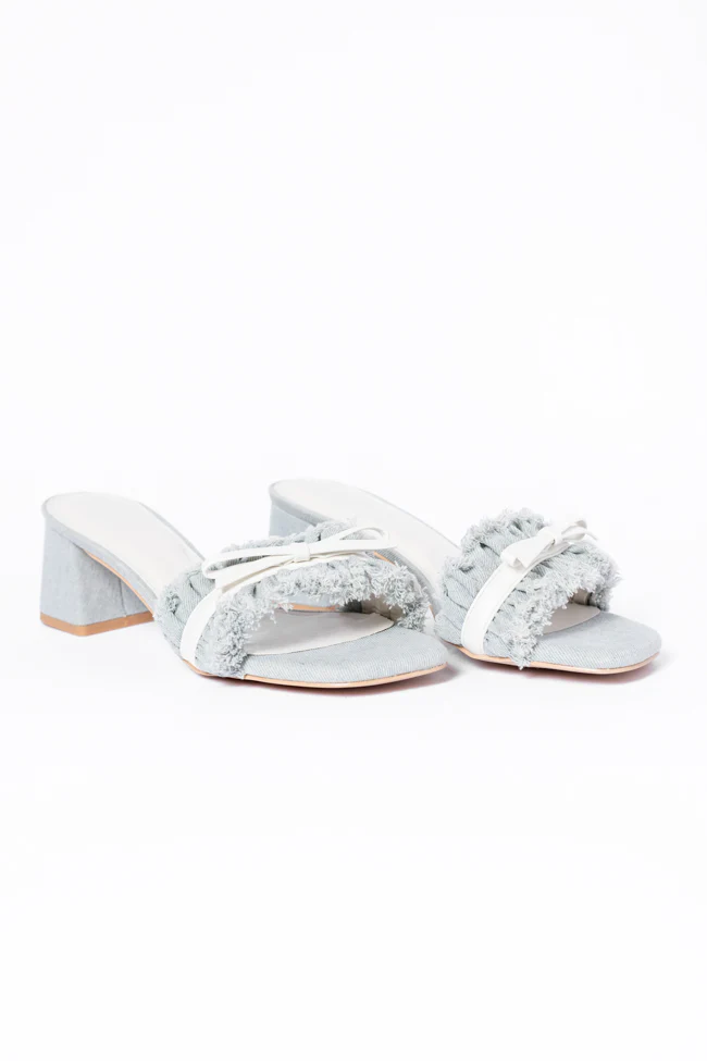 Delanie Denim Heels FINAL SALE - Terpint
