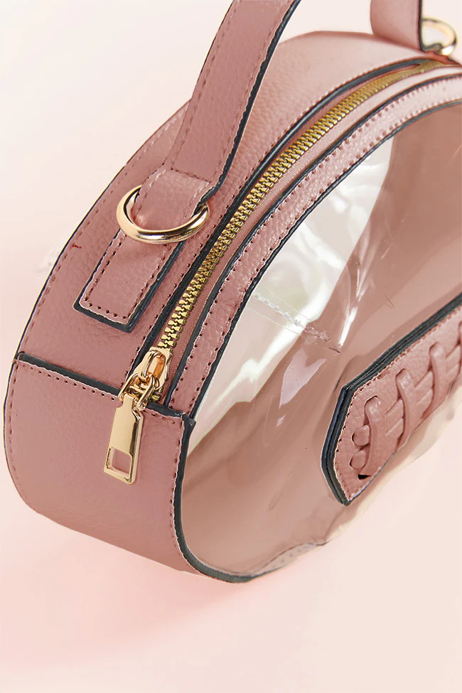 Kelce Pink Football Clear Bag - Terpint