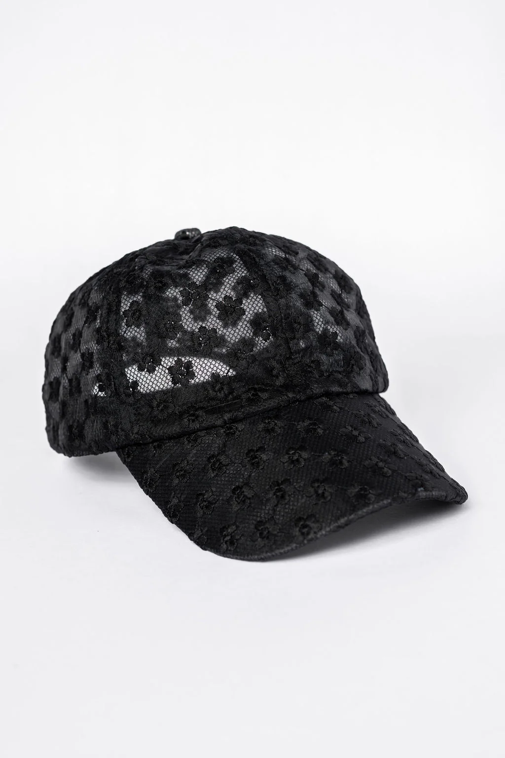 Black Eyelet Hat SALE - Terpint