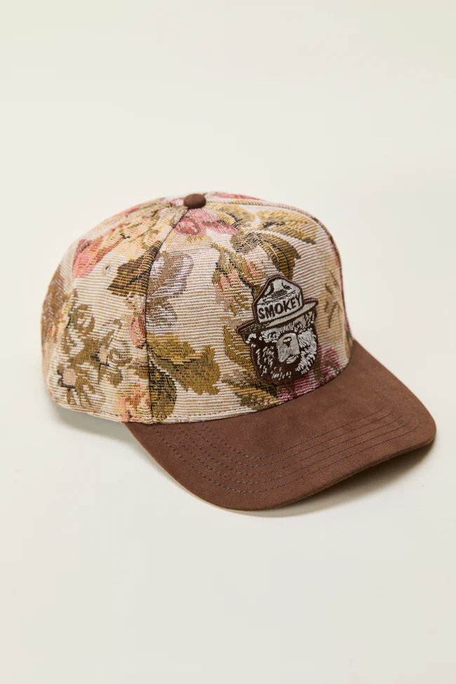 Smokey The Bear Tapestry Trucker Hat - Terpint