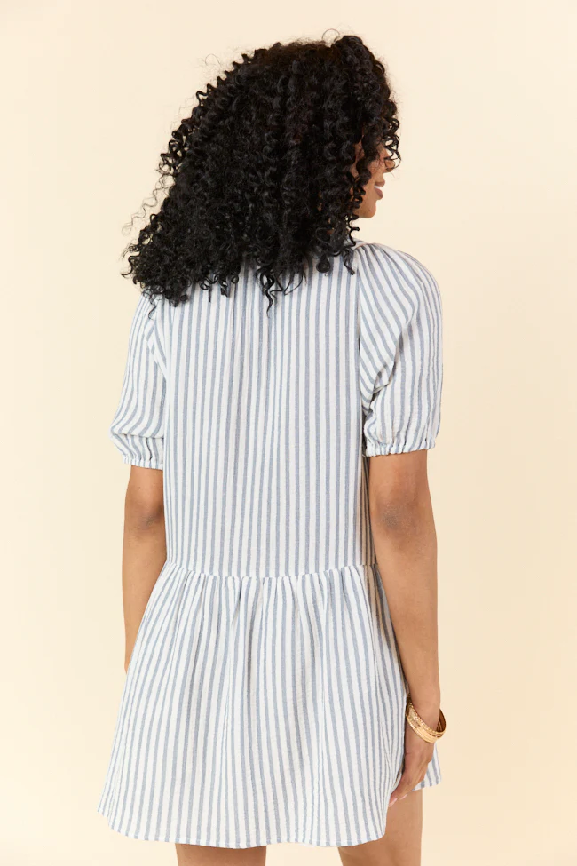 Sunlit Stripes Gauze Mini Dress DOORBUSTER - Terpint