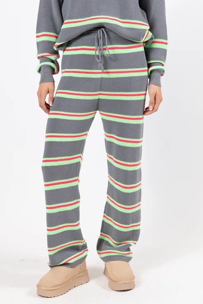 Seeing Stripes Pink and Green Striped Pants FINAL SALE - Terpint
