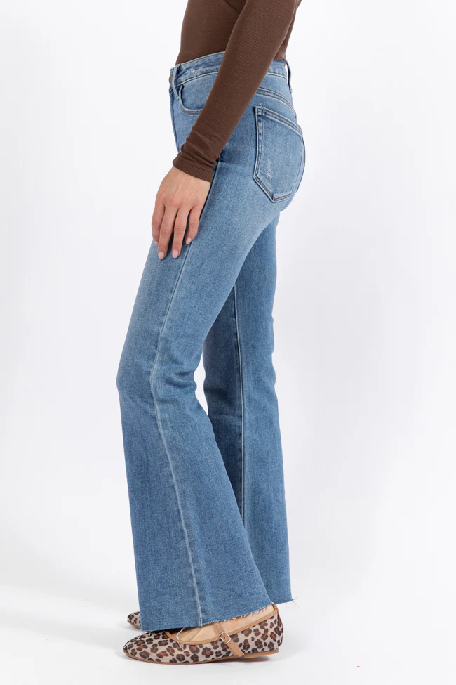 Eve Medium Wash Flare Jeans - Terpint