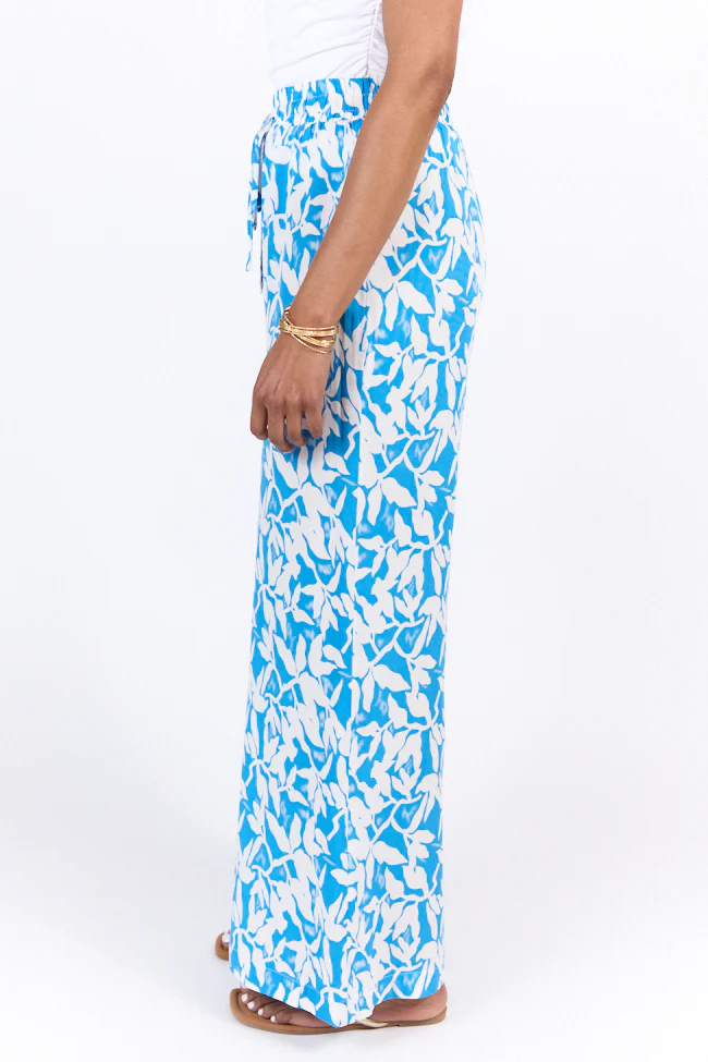 Paddle Out Blue Printed Pull On Pants FINAL SALE - Terpint