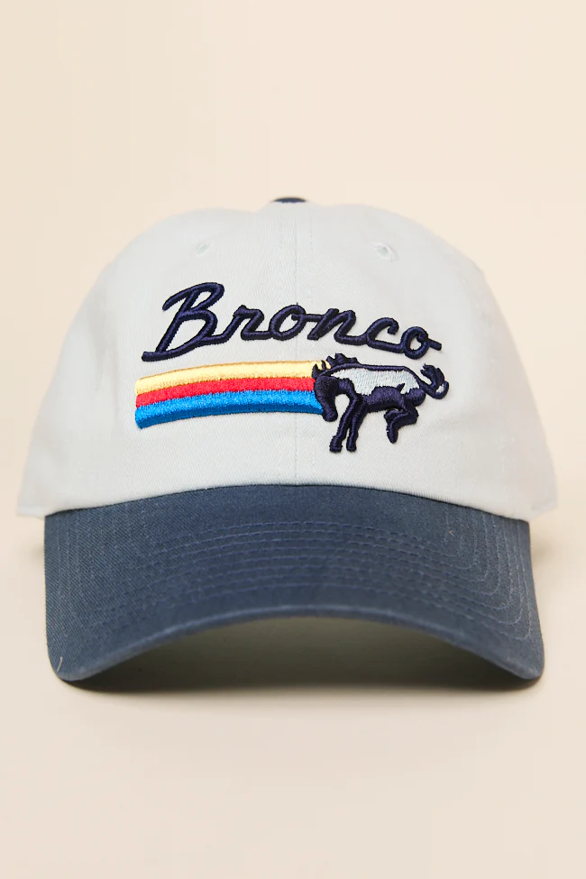 Bronco Navy Baseball Cap - Terpint