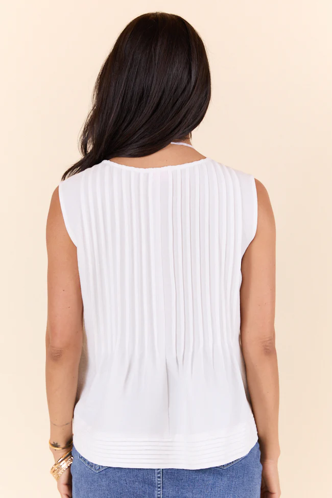 Perfect Promises Ivory Woven Top FINAL SALE - Terpint
