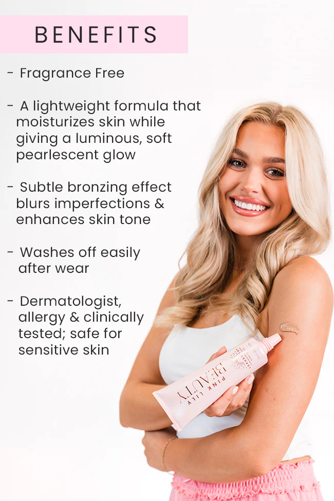 Pink Lily Luxury Tan Luminizing Body Lotion - Bronze Glow FINAL SALE - Terpint