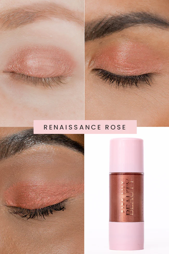 Pink Lily Beauty Radiant Bloom Eyeshadow Drops - Renaissance Rose FINAL SALE - Terpint