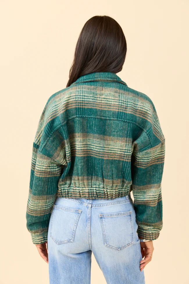 Finley Green Plaid Jacket - Terpint