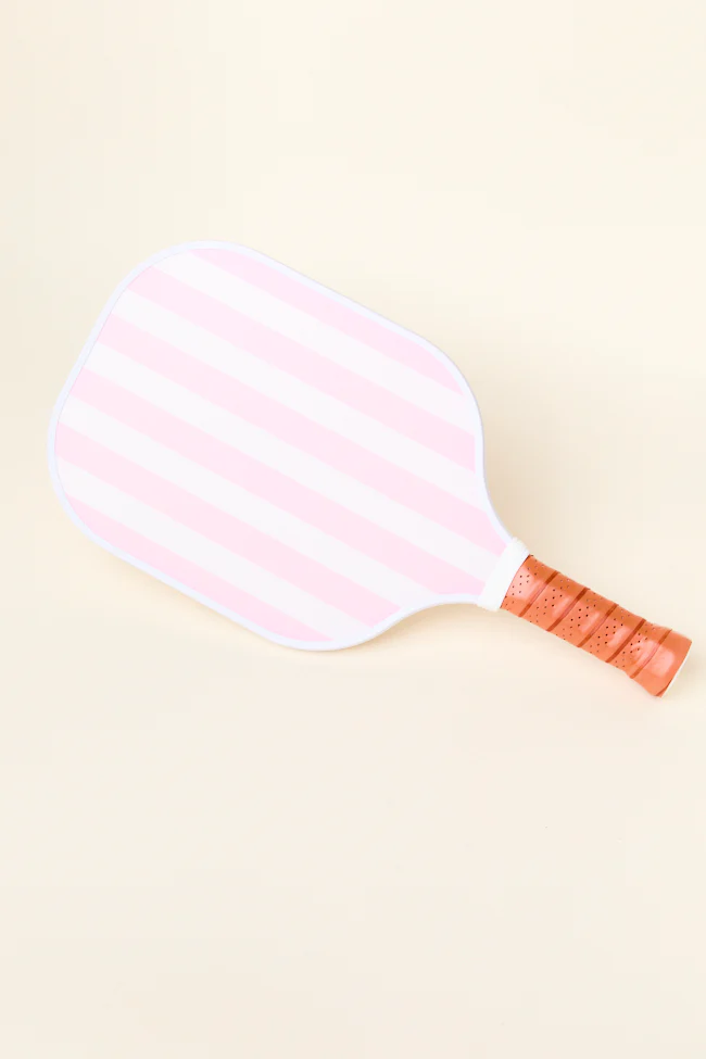 Vivian Floral 'N Stripe Pink Pickleball Paddle - Terpint